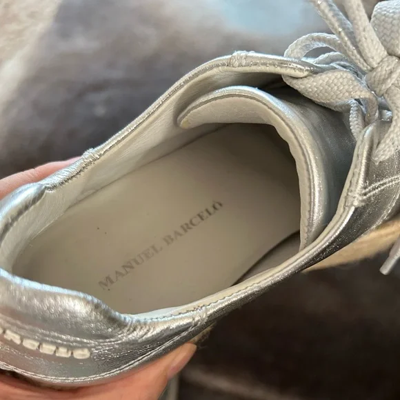 Italian designer Platform Espadrille Sneakers - Picture 6 of 6